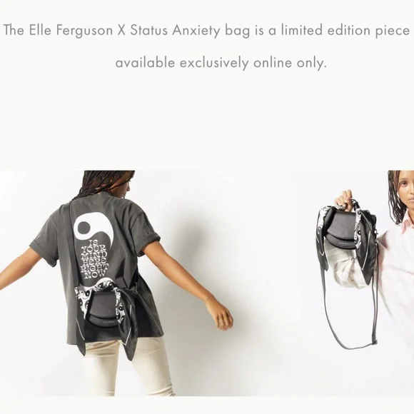 Status Anxiety Black Minimalist Leather Crossbody - Picture 3 of 6